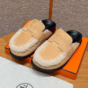 에르메스 시어링 고 뮬 (handmade ver.)