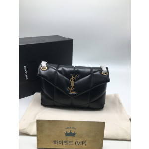 (1659864015) 생로랑 루루 푸퍼백 스몰 (체인컬러 금장