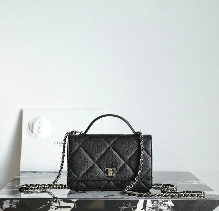 샤넬 25K 빅 퀼팅 탑핸들 WOC