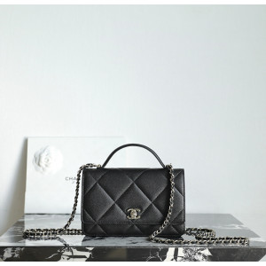 샤넬 25K 빅 퀼팅 탑핸들 WOC