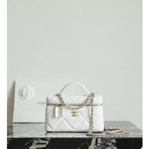 샤넬 25K 빅 퀼팅 탑핸들 베니티 체인백
