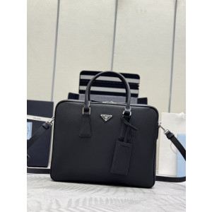 프라다 사피아노 레더 브리프케이스 숄더백 서류가방 2VE011 (가죽 숄더끈.ver)
