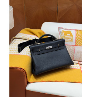 에르메스 켈리 맥시 42 (컬러 누아(블랙))