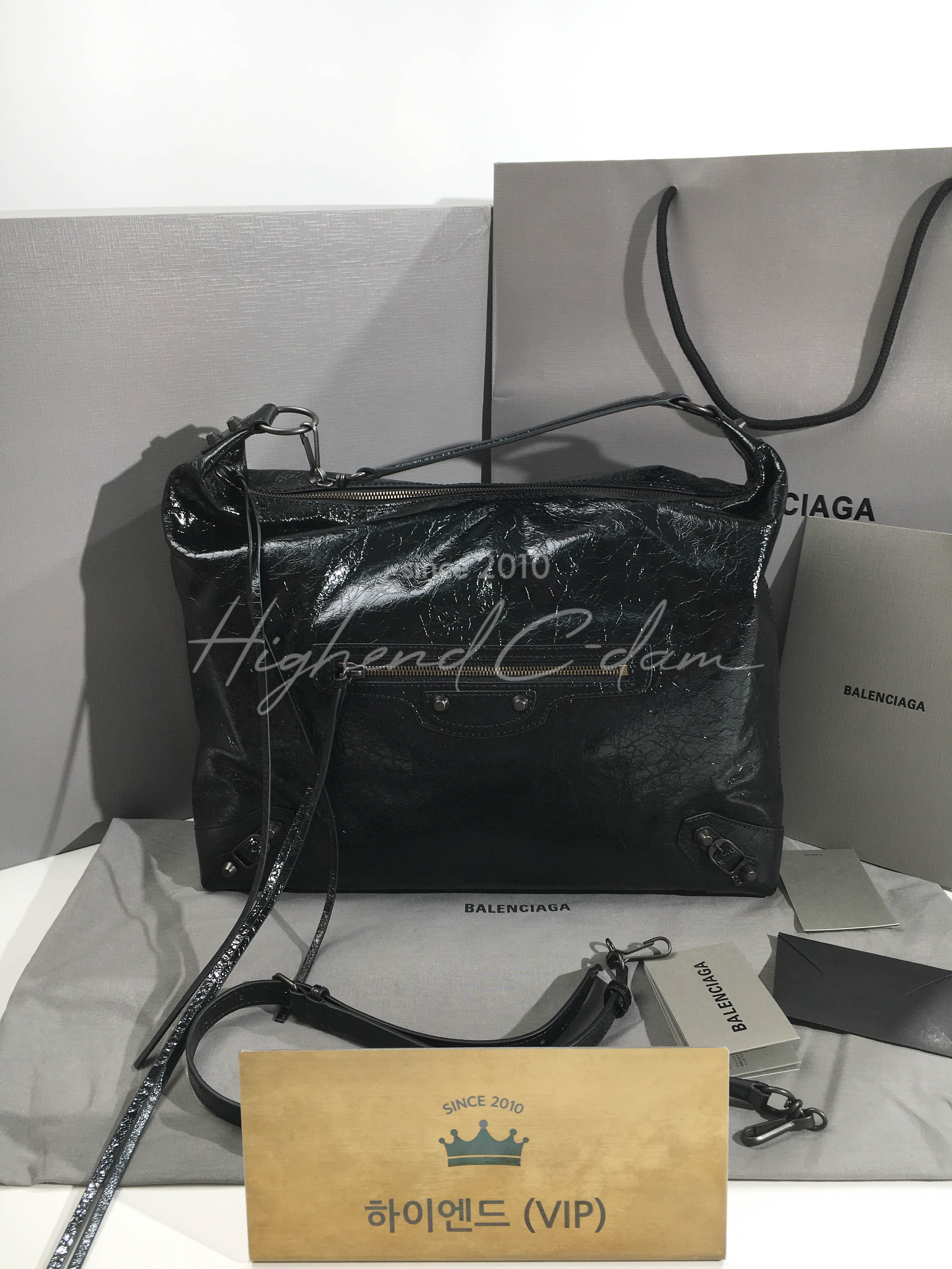 발렌시아가 르 시티 호보백  37cm