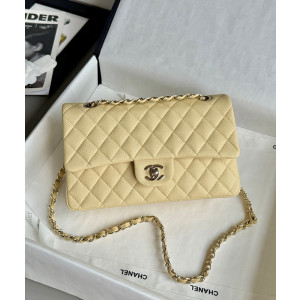 샤넬 클래식백 작은 캐비어스킨 미디움 25.5cm