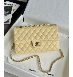 샤넬 클래식백 작은 캐비어스킨 미디움 25.5cm