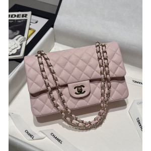 샤넬 클래식백 작은 캐비어스킨 미디움 25.5cm