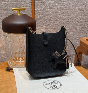 에르메스 에블린 미니 올수공 (셀리에) (컬러 누아)