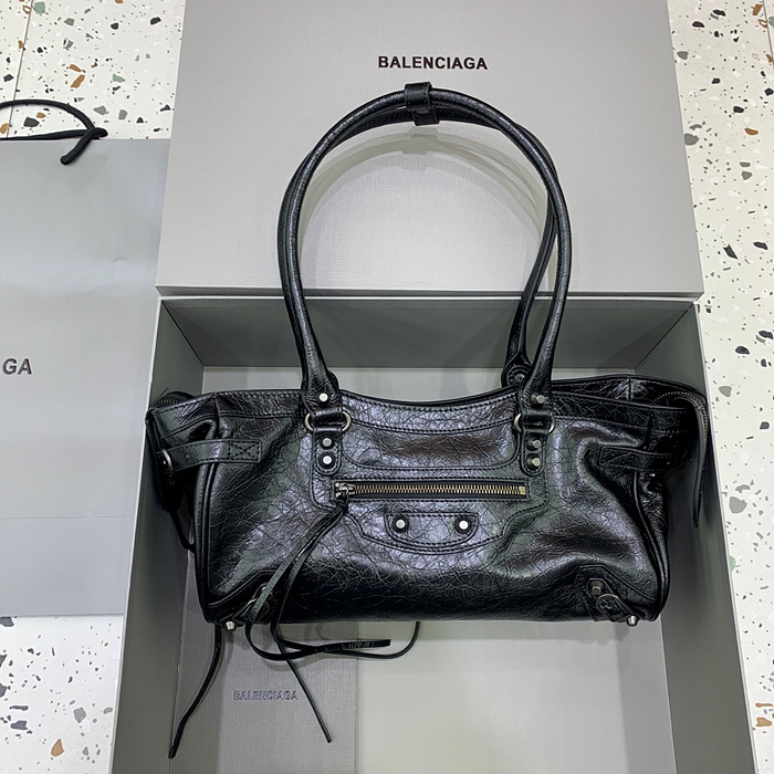 발렌시아가 르 시티 백 이스트 웨스트 (컬러 블랙)