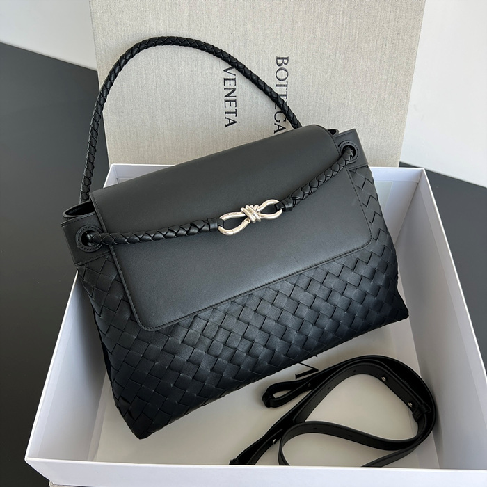 보테가베네타 미디엄 안디아모 메신저 807715 (컬러 블랙)