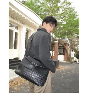 보테가베네타 미디엄 안디아모 메신저 807715 (컬러 블랙)