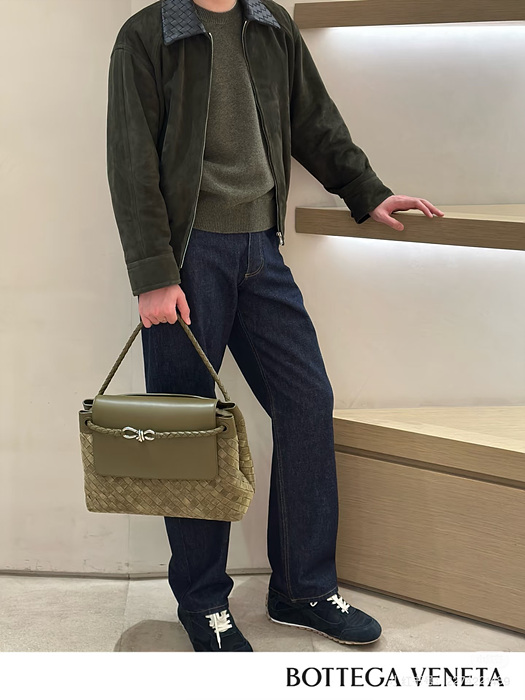 보테가베네타 미디엄 안디아모 메신저 807715